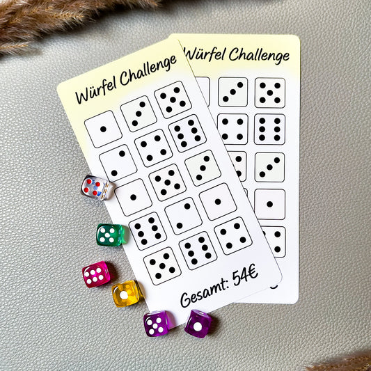 Würfel-Spar-Challenge